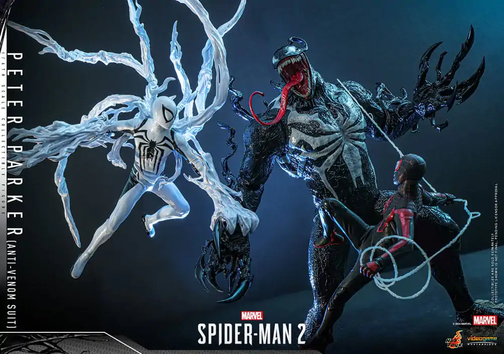 Spider-Man 2 Video Game Masterpiece Akční figurka 1/6 Peter Parker (Anti-Venom Suit) 30 cm fotografii produktu