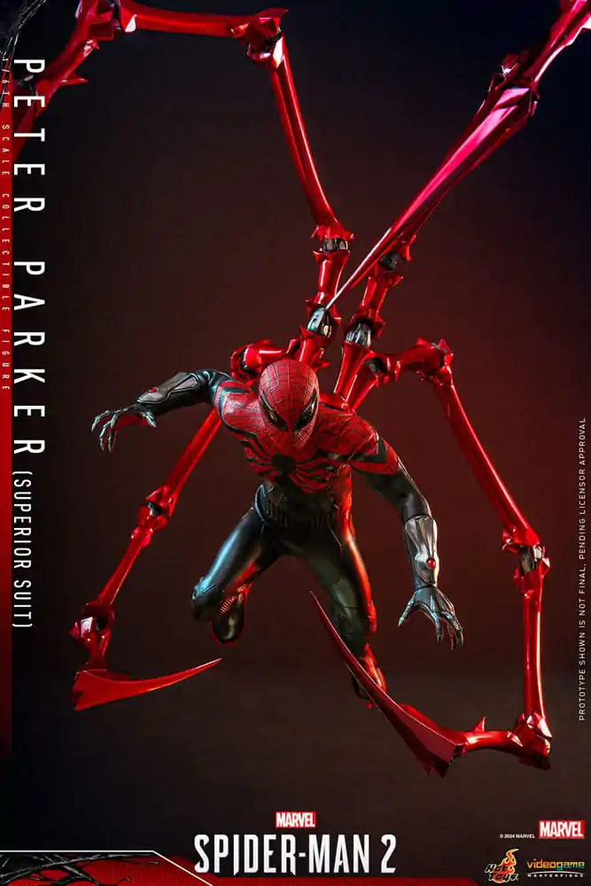 Spider-Man 2 Video Game Masterpiece Akční figurka 1/6 Peter Parker (Superior Suit) 30 cm fotografii produktu