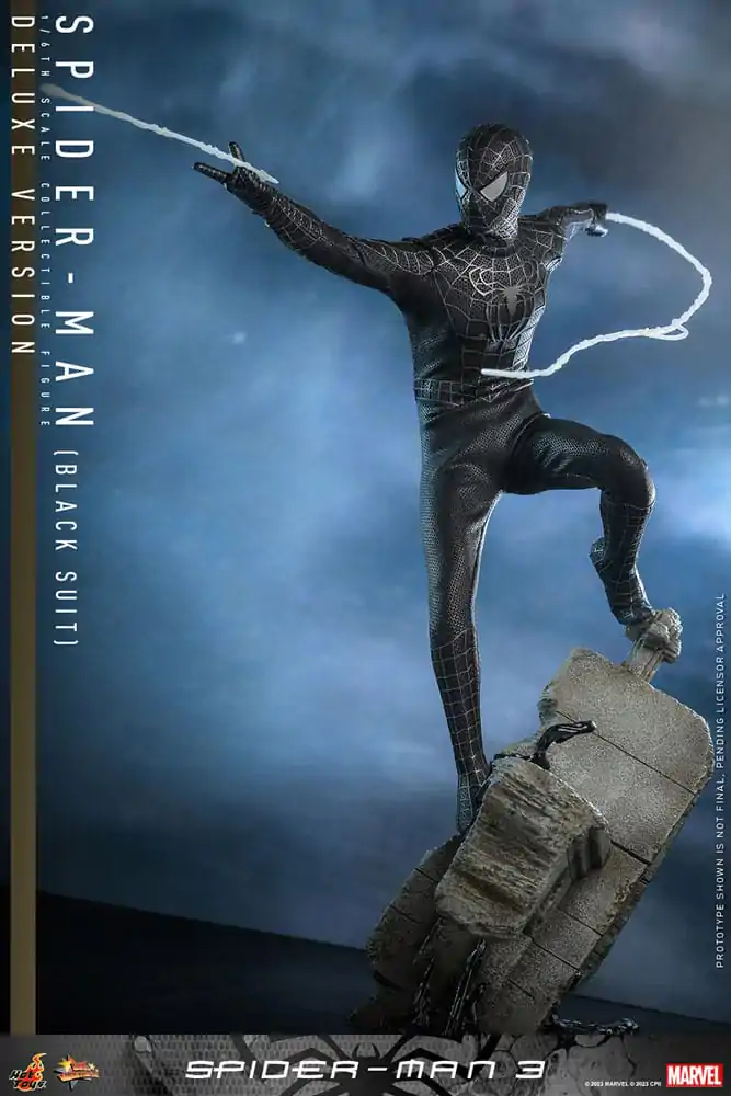 Spider-Man 3 Movie Masterpiece Akční figurka 1/6 Spider-Man (Black Suit) (Deluxe Version) 30 cm fotografii produktu