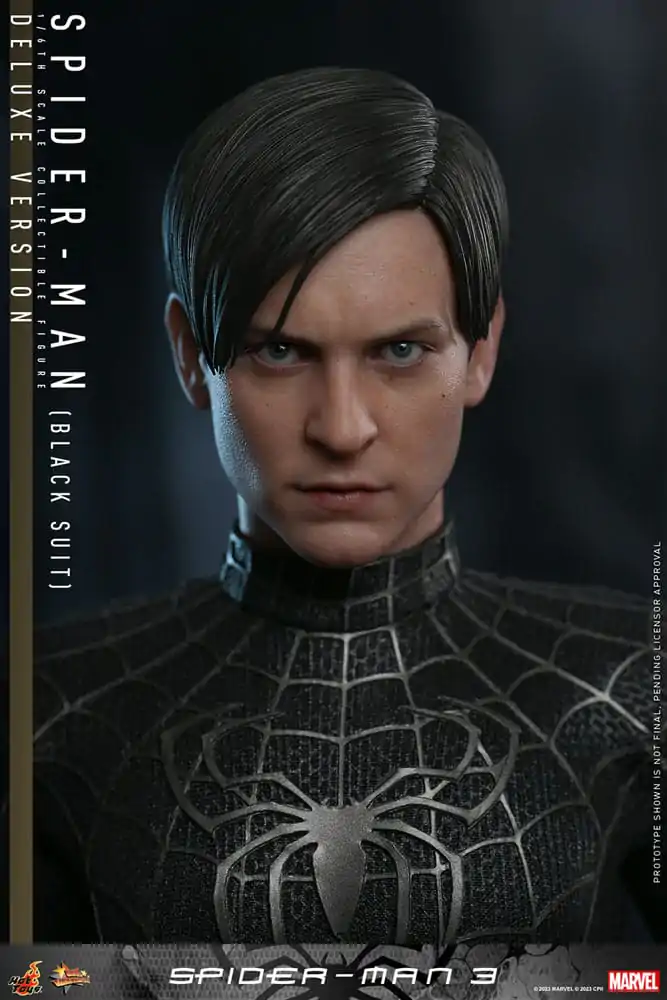 Spider-Man 3 Movie Masterpiece Akční figurka 1/6 Spider-Man (Black Suit) (Deluxe Version) 30 cm fotografii produktu