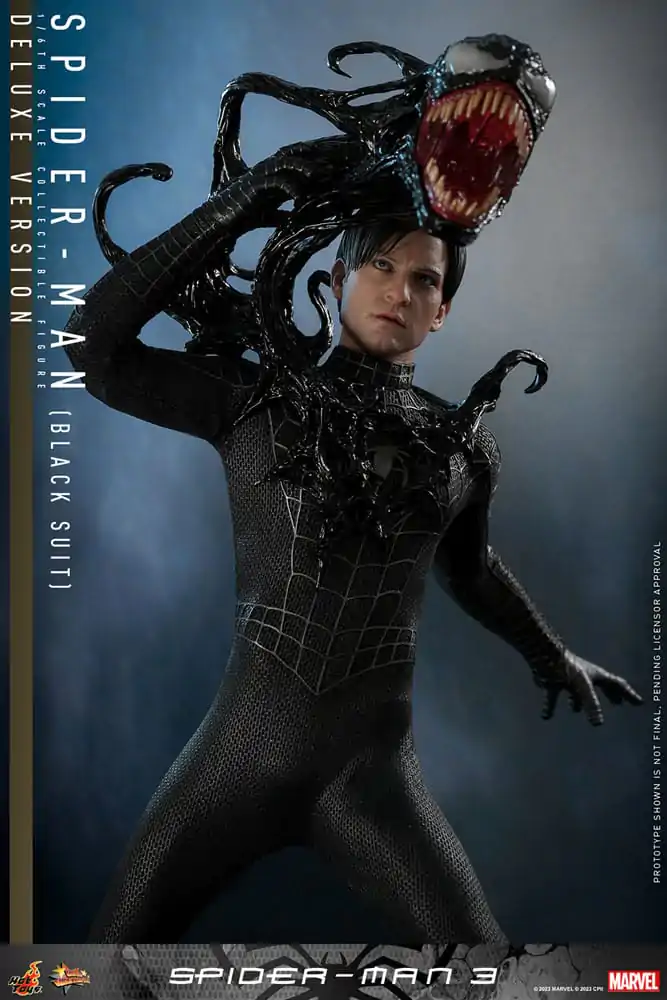 Spider-Man 3 Movie Masterpiece Akční figurka 1/6 Spider-Man (Black Suit) (Deluxe Version) 30 cm fotografii produktu