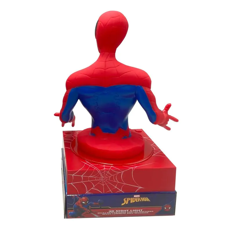 Marvel Spiderman 3D lampa s budíkem fotografii produktu