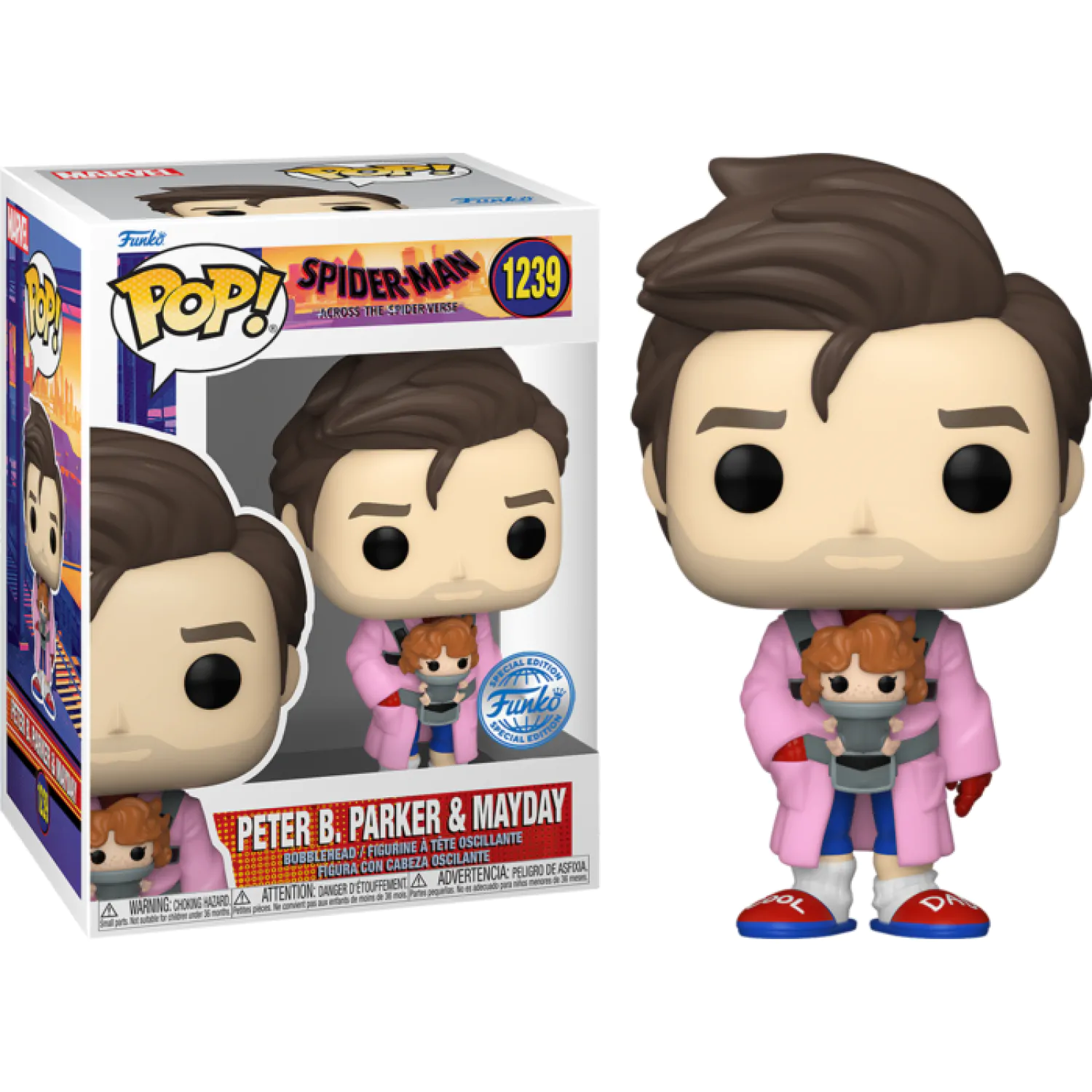 Spider-Man: Across the Spider-Verse Funko POP! vinylová figurka Peter B. Parker & Mayday 9 cm fotografii produktu