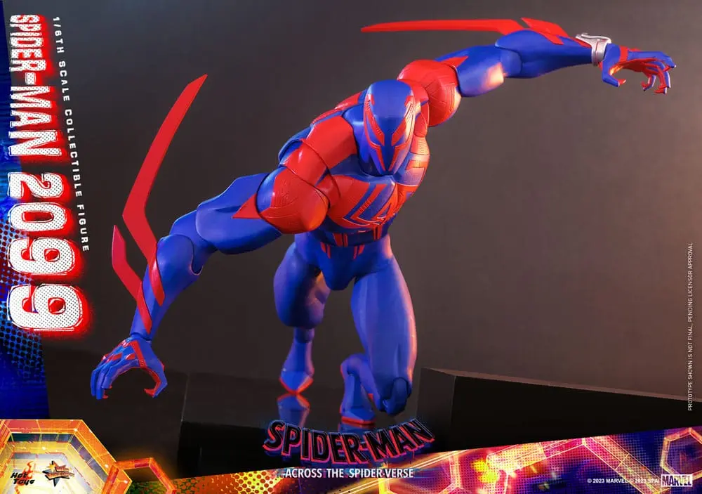Spider-Man: Across the Spider-Verse Movie Masterpiece akční figurka 1/6 Spider-Man 2099 33 cm fotografii produktu