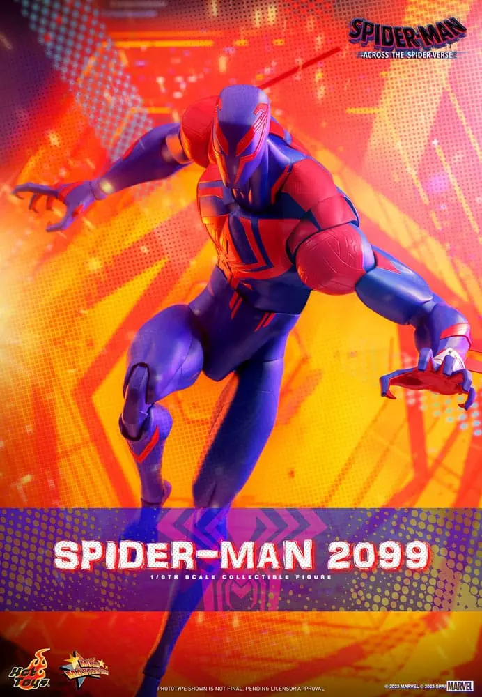 Spider-Man: Across the Spider-Verse Movie Masterpiece akční figurka 1/6 Spider-Man 2099 33 cm fotografii produktu