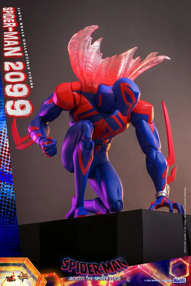 Spider-Man: Across the Spider-Verse Movie Masterpiece akční figurka 1/6 Spider-Man 2099 33 cm fotografii produktu