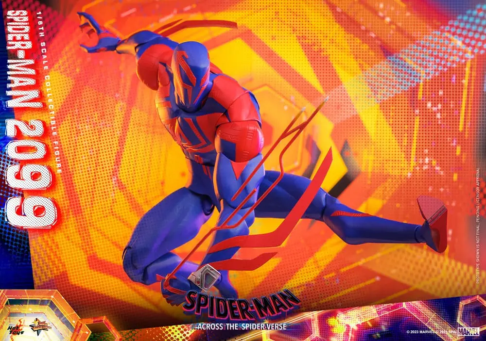 Spider-Man: Across the Spider-Verse Movie Masterpiece akční figurka 1/6 Spider-Man 2099 33 cm fotografii produktu
