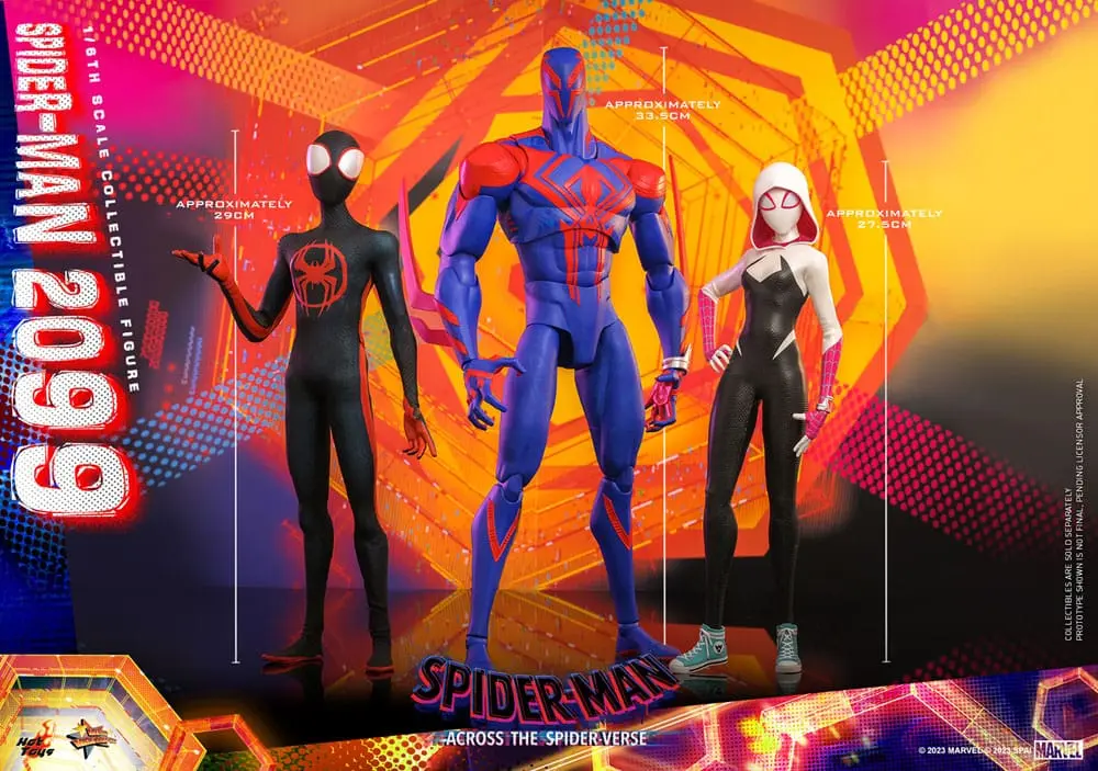 Spider-Man: Across the Spider-Verse Movie Masterpiece akční figurka 1/6 Spider-Man 2099 33 cm fotografii produktu