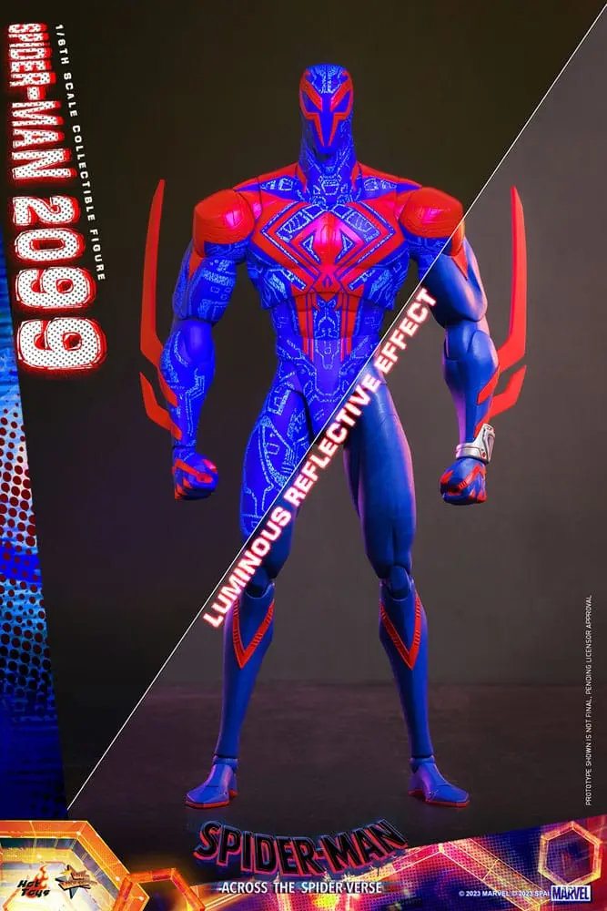 Spider-Man: Across the Spider-Verse Movie Masterpiece akční figurka 1/6 Spider-Man 2099 33 cm fotografii produktu