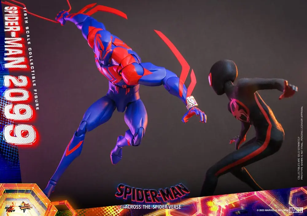 Spider-Man: Across the Spider-Verse Movie Masterpiece akční figurka 1/6 Spider-Man 2099 33 cm fotografii produktu