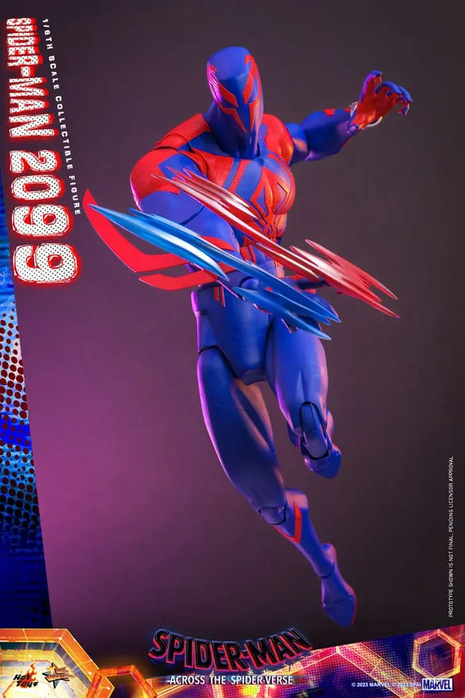 Spider-Man: Across the Spider-Verse Movie Masterpiece akční figurka 1/6 Spider-Man 2099 33 cm fotografii produktu
