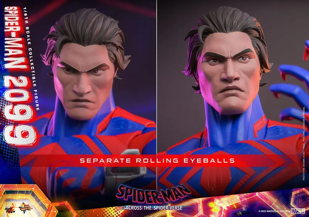 Spider-Man: Across the Spider-Verse Movie Masterpiece akční figurka 1/6 Spider-Man 2099 33 cm fotografii produktu