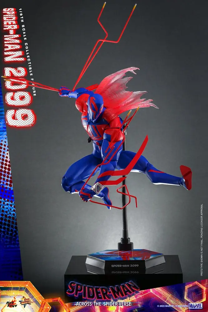 Spider-Man: Across the Spider-Verse Movie Masterpiece akční figurka 1/6 Spider-Man 2099 33 cm fotografii produktu