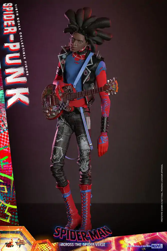 Spider-Man: Across the Spider-Verse Movie Masterpiece Akční figurka 1/6 Spider-Punk 32 cm fotografii produktu