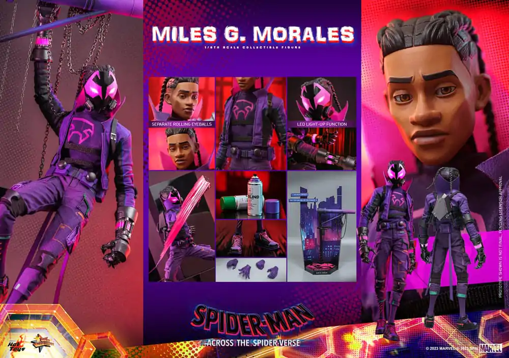 Spider-Man: Across the Spider-Verse Movie Masterpiece Akční figurka 1/6 Spider-Punk 32 cm fotografii produktu