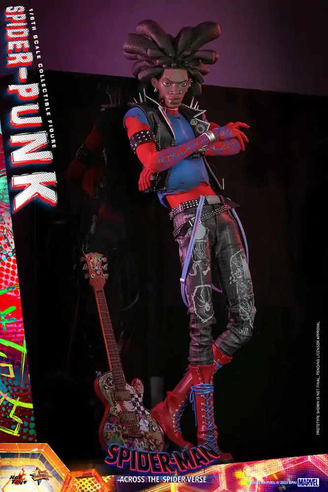 Spider-Man: Across the Spider-Verse Movie Masterpiece Akční figurka 1/6 Spider-Punk 32 cm fotografii produktu