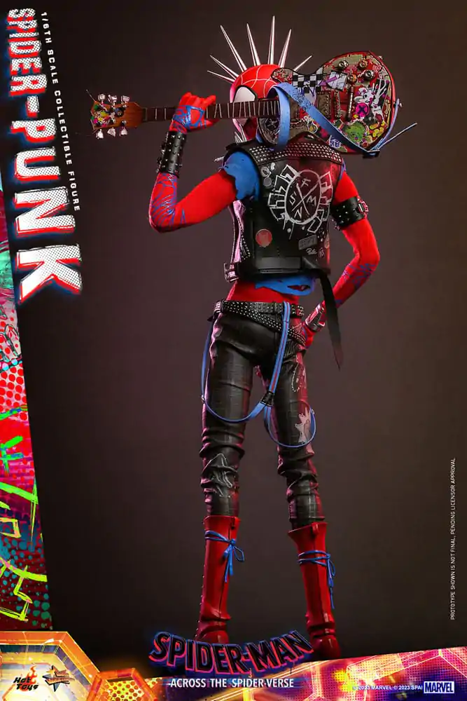 Spider-Man: Across the Spider-Verse Movie Masterpiece Akční figurka 1/6 Spider-Punk 32 cm fotografii produktu