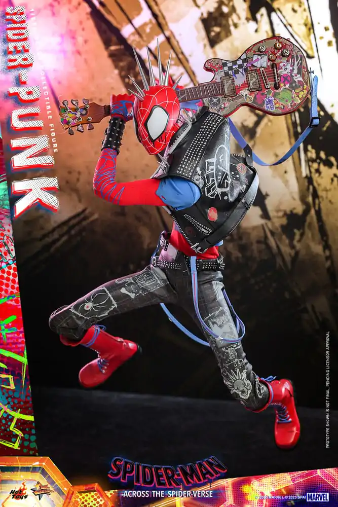 Spider-Man: Across the Spider-Verse Movie Masterpiece Akční figurka 1/6 Spider-Punk 32 cm fotografii produktu