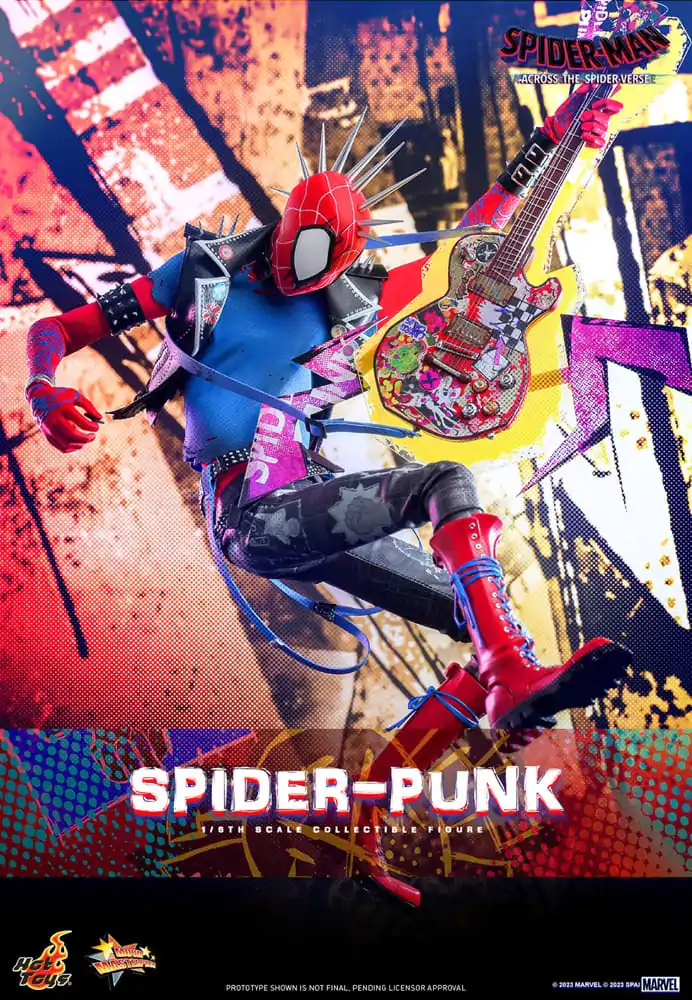 Spider-Man: Across the Spider-Verse Movie Masterpiece Akční figurka 1/6 Spider-Punk 32 cm fotografii produktu