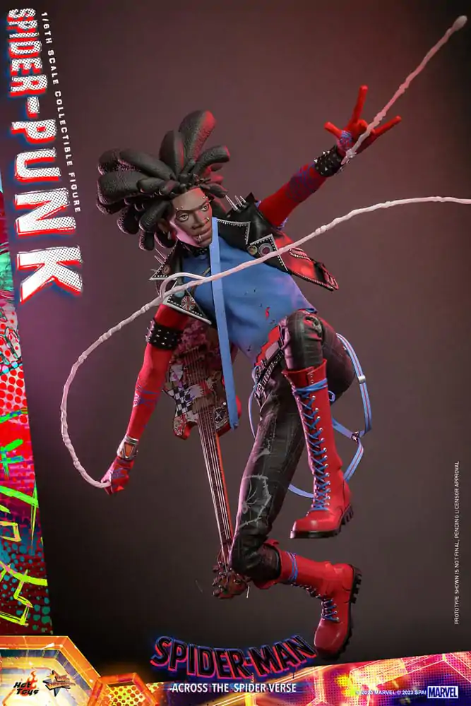 Spider-Man: Across the Spider-Verse Movie Masterpiece Akční figurka 1/6 Spider-Punk 32 cm fotografii produktu