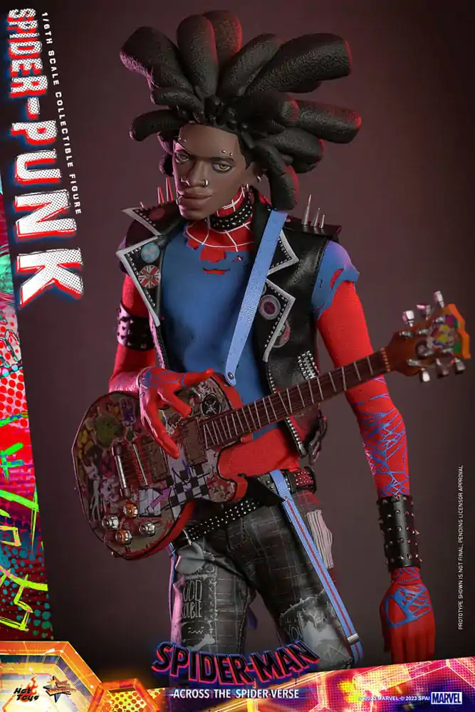 Spider-Man: Across the Spider-Verse Movie Masterpiece Akční figurka 1/6 Spider-Punk 32 cm fotografii produktu