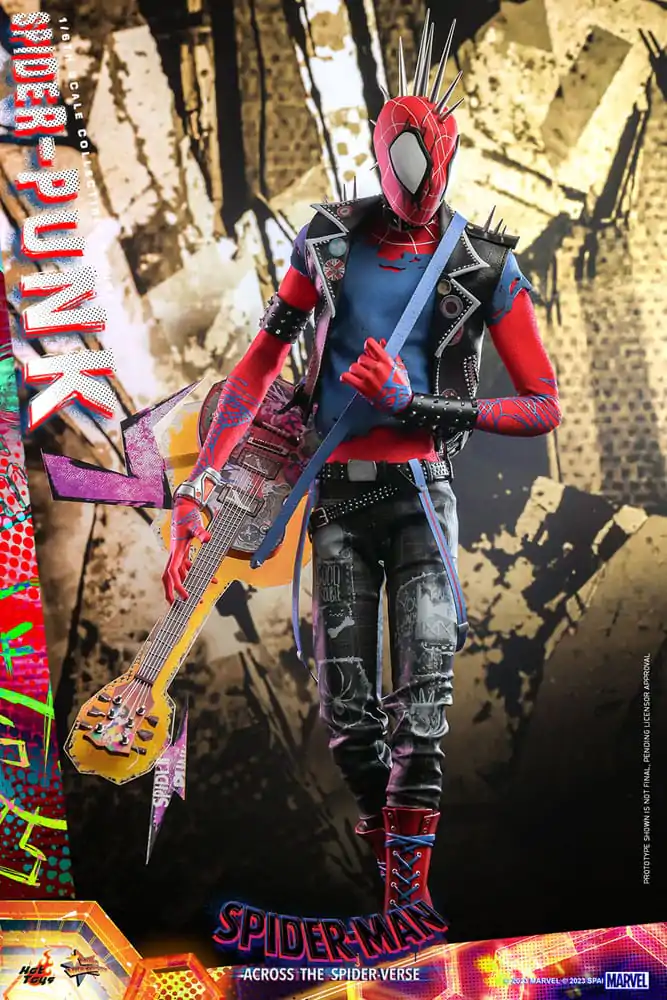 Spider-Man: Across the Spider-Verse Movie Masterpiece Akční figurka 1/6 Spider-Punk 32 cm fotografii produktu