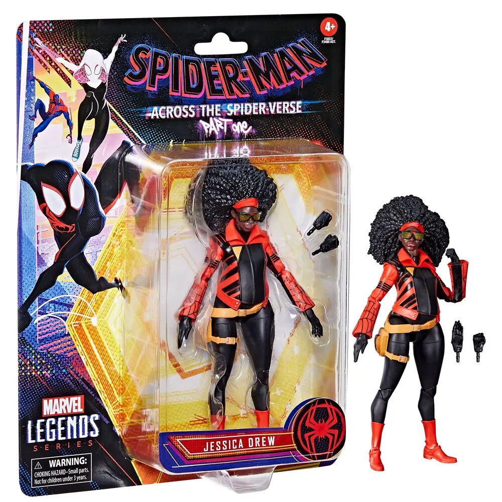 Spider-Man: Napříč paralelními světy Marvel Legends akční figurka Jessica Drew 15 cm fotografii produktu