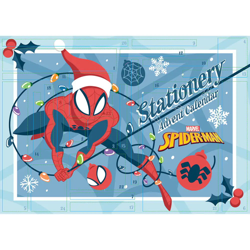 Marvel Spiderman adventní kalendář fotografii produktu