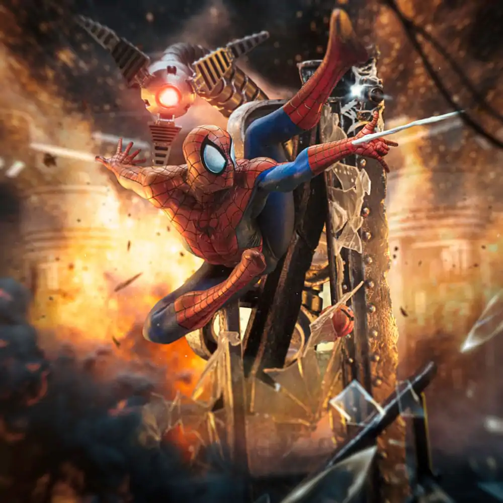 Spider-Man Art Scale Socha 1/10 Spider-Man 10th Anniversary 29 cm fotografii produktu