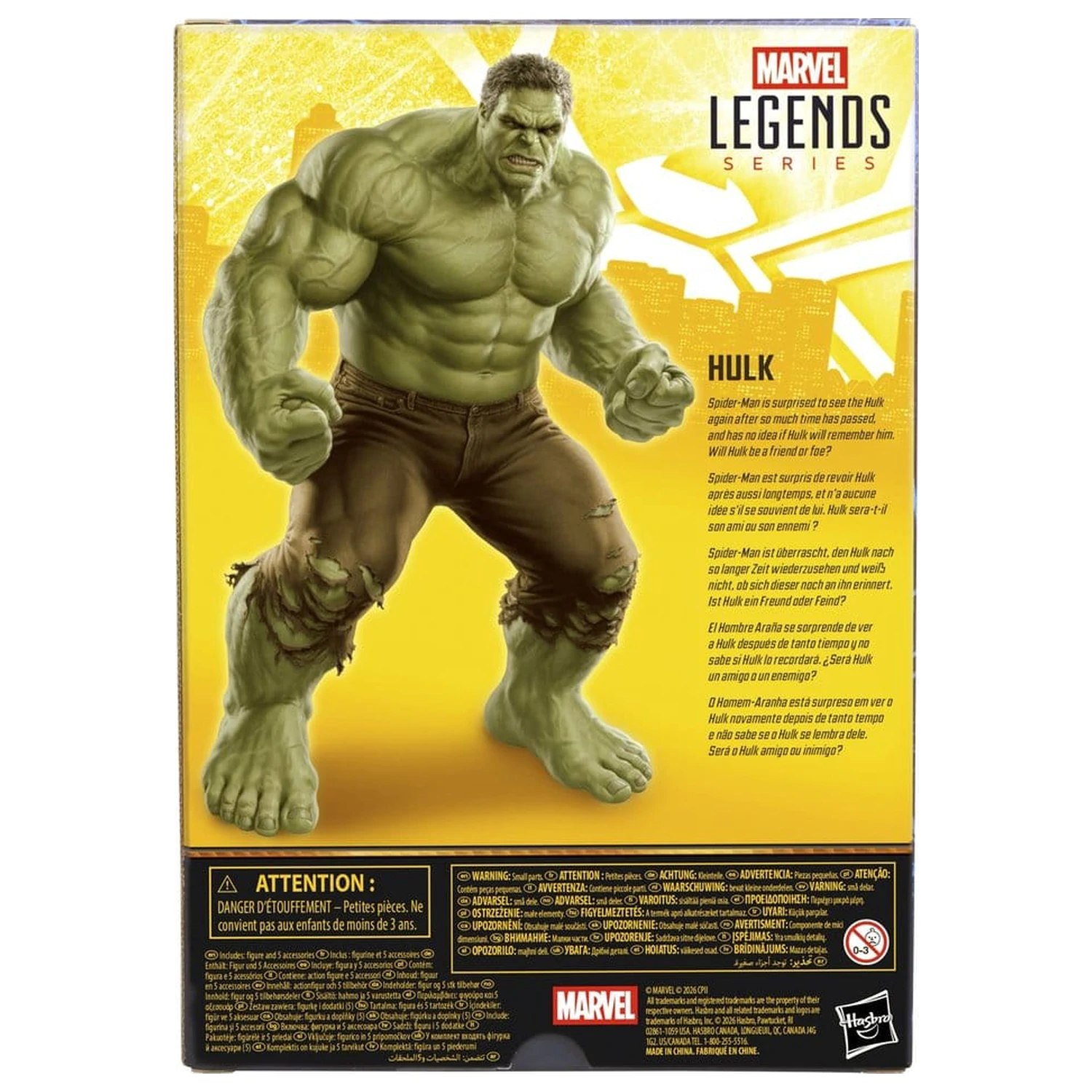 Spider-Man: Brand New Day Marvel Legends akční figurka Hulk 20 cm fotografii produktu