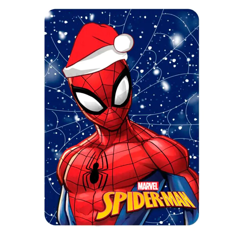 Marvel Spiderman vánoční fleecová deka fotografii produktu