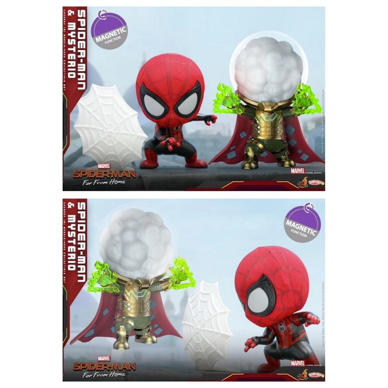 Spider-Man Cosbaby Wave 1 Spider-Man and Mysterio Set fotografii produktu