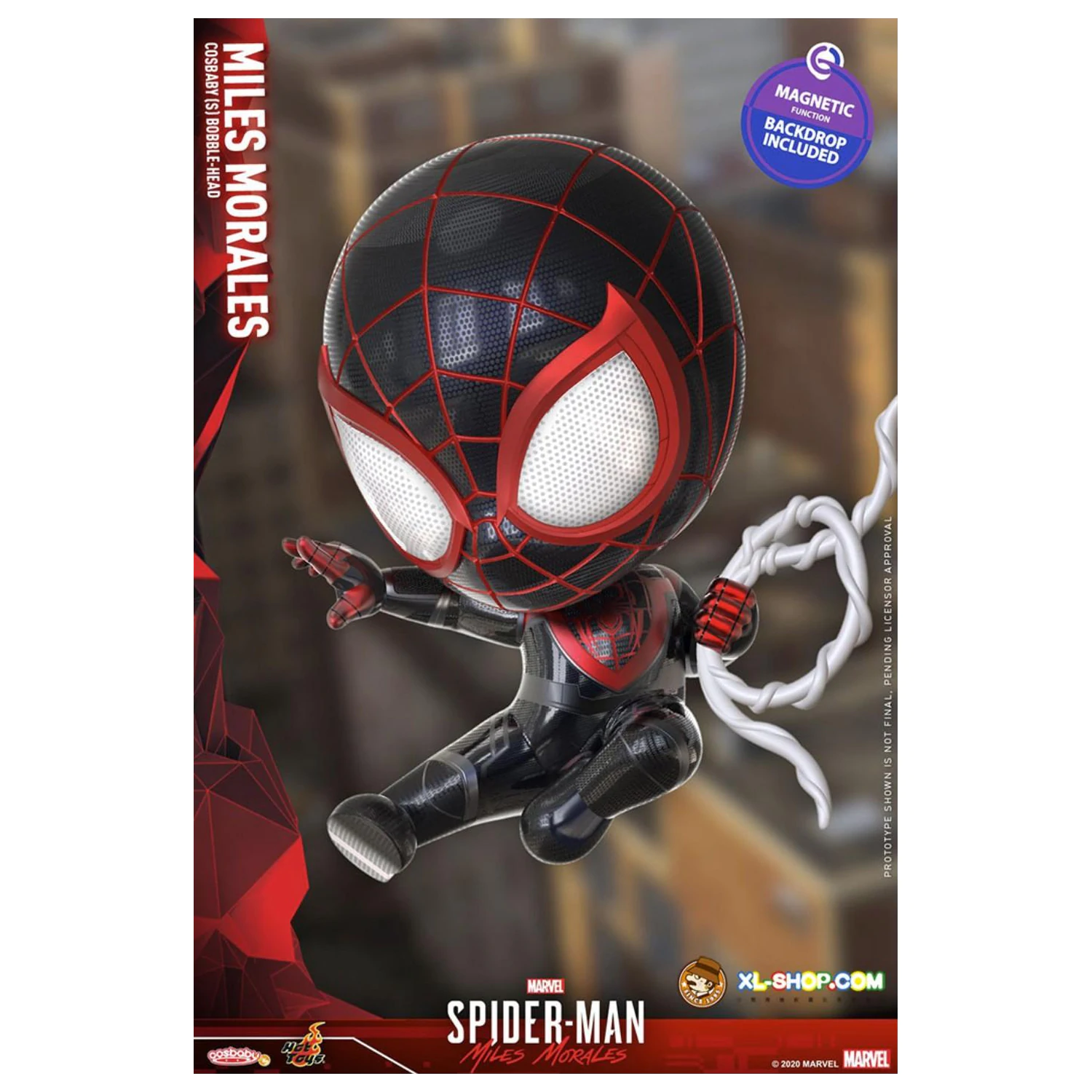 Spider-Man Cosbaby Wave 4 Miles Morales Bodega Cat Suit figurka fotografii produktu
