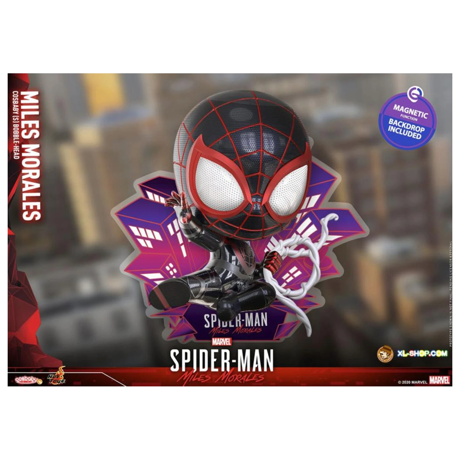 Spider-Man Cosbaby Wave 4 Miles Morales Bodega Cat Suit figurka fotografii produktu
