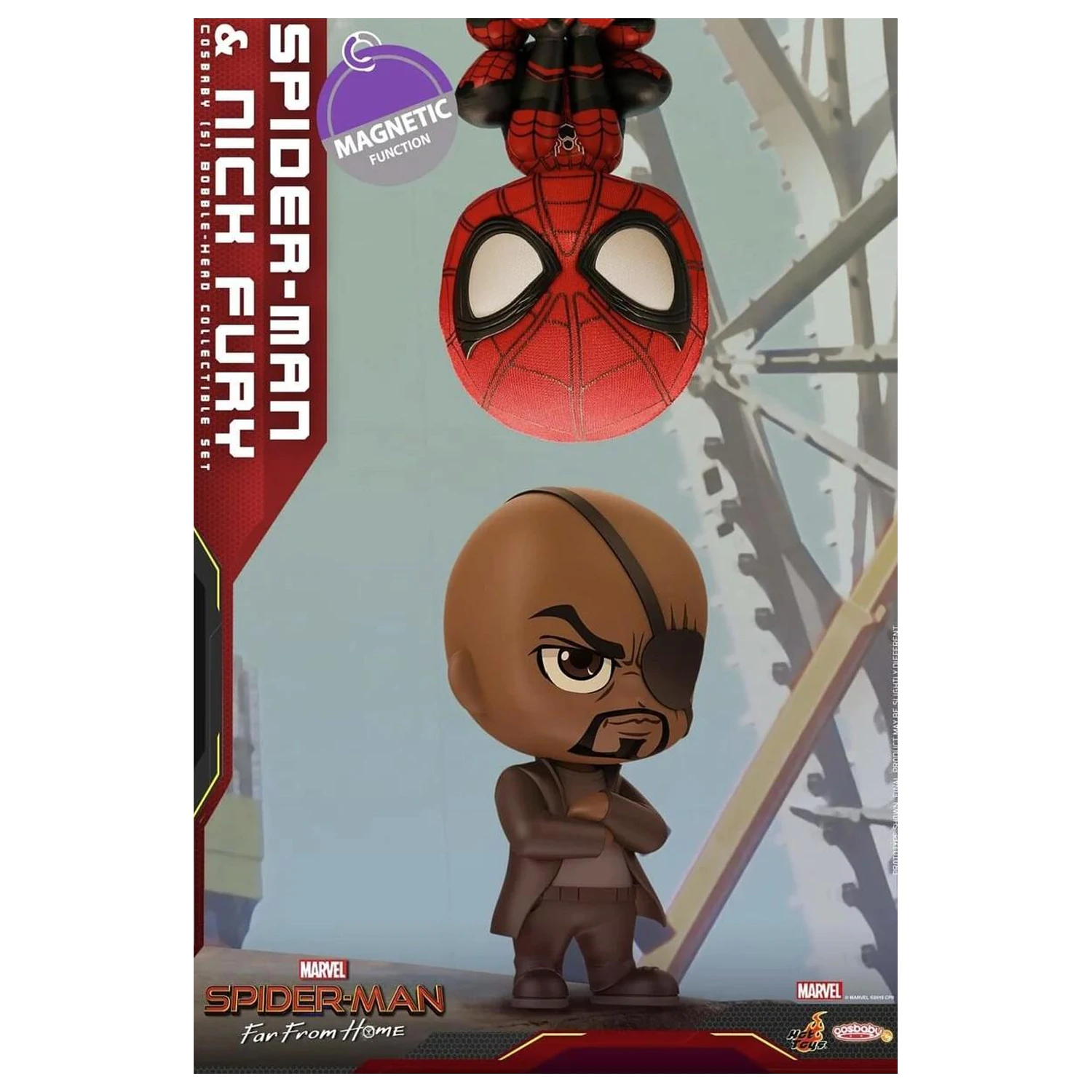 Spider-Man Cosbaby Wave 4 sada Spider-Man & Nick Fury fotografii produktu