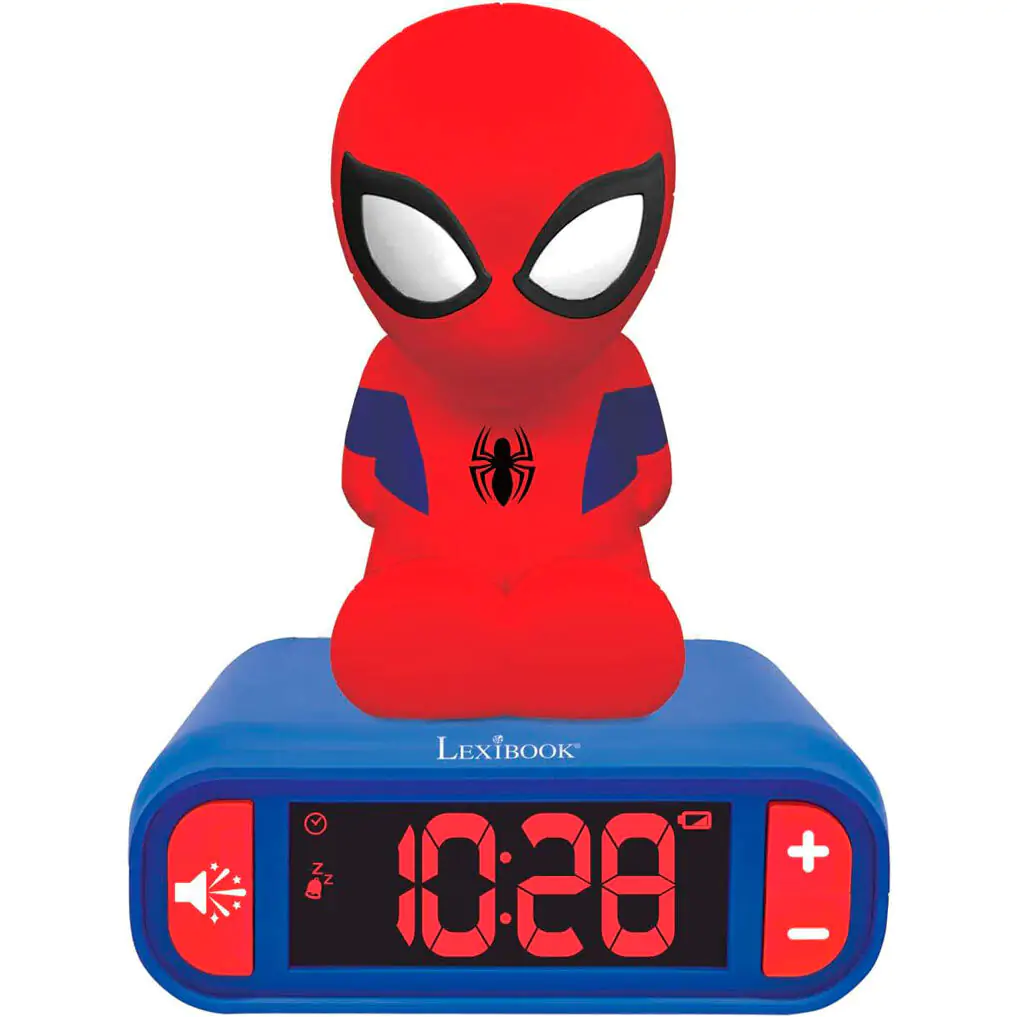 Marvel Spiderman Digital 3D budík fotografii produktu