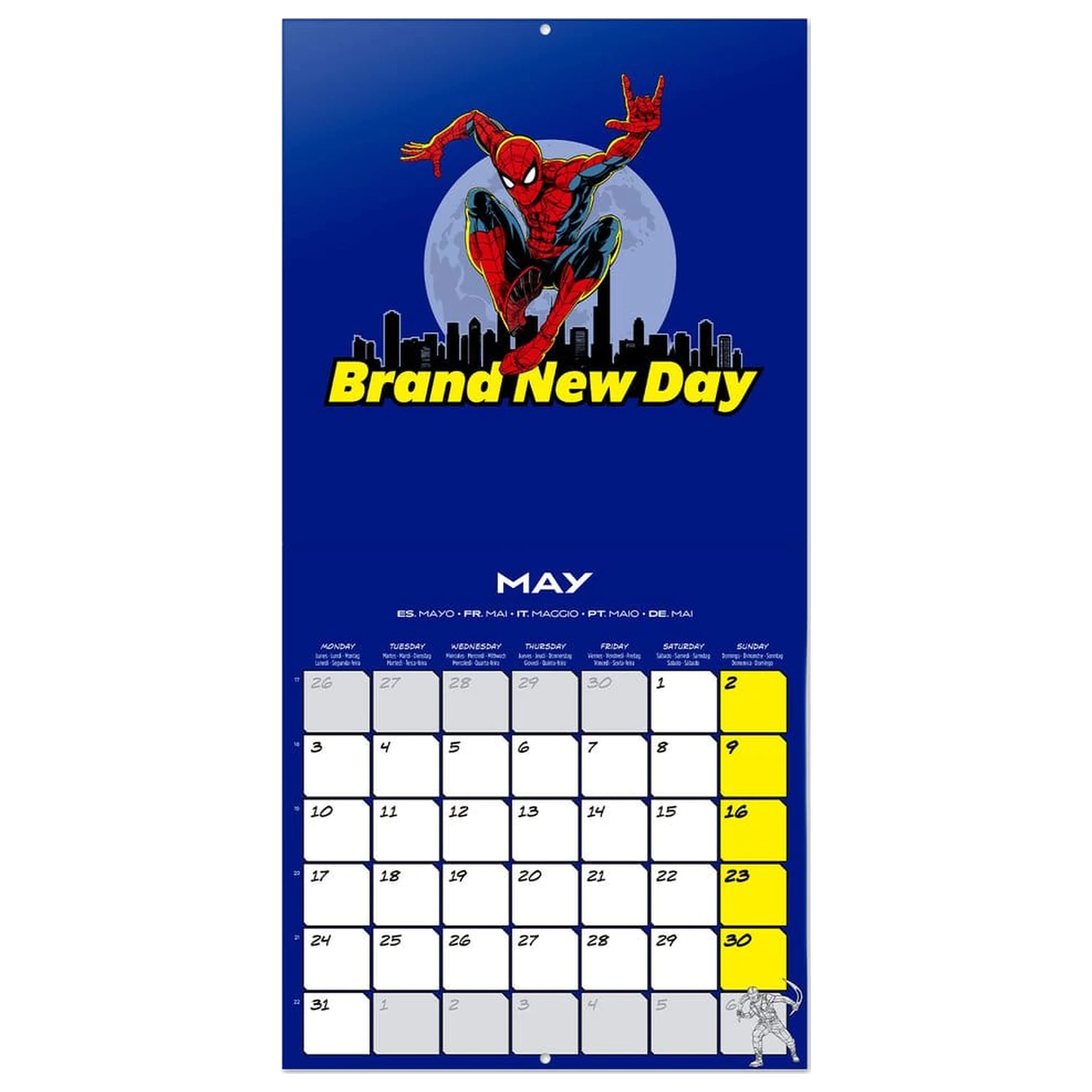 Spider-Man Nástěnný kalendář 2027 30 x 30 cm fotografii produktu