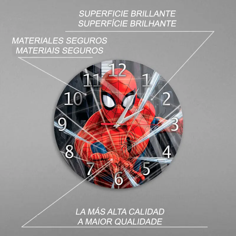 Marvel Spiderman nástěnné hodiny fotografii produktu