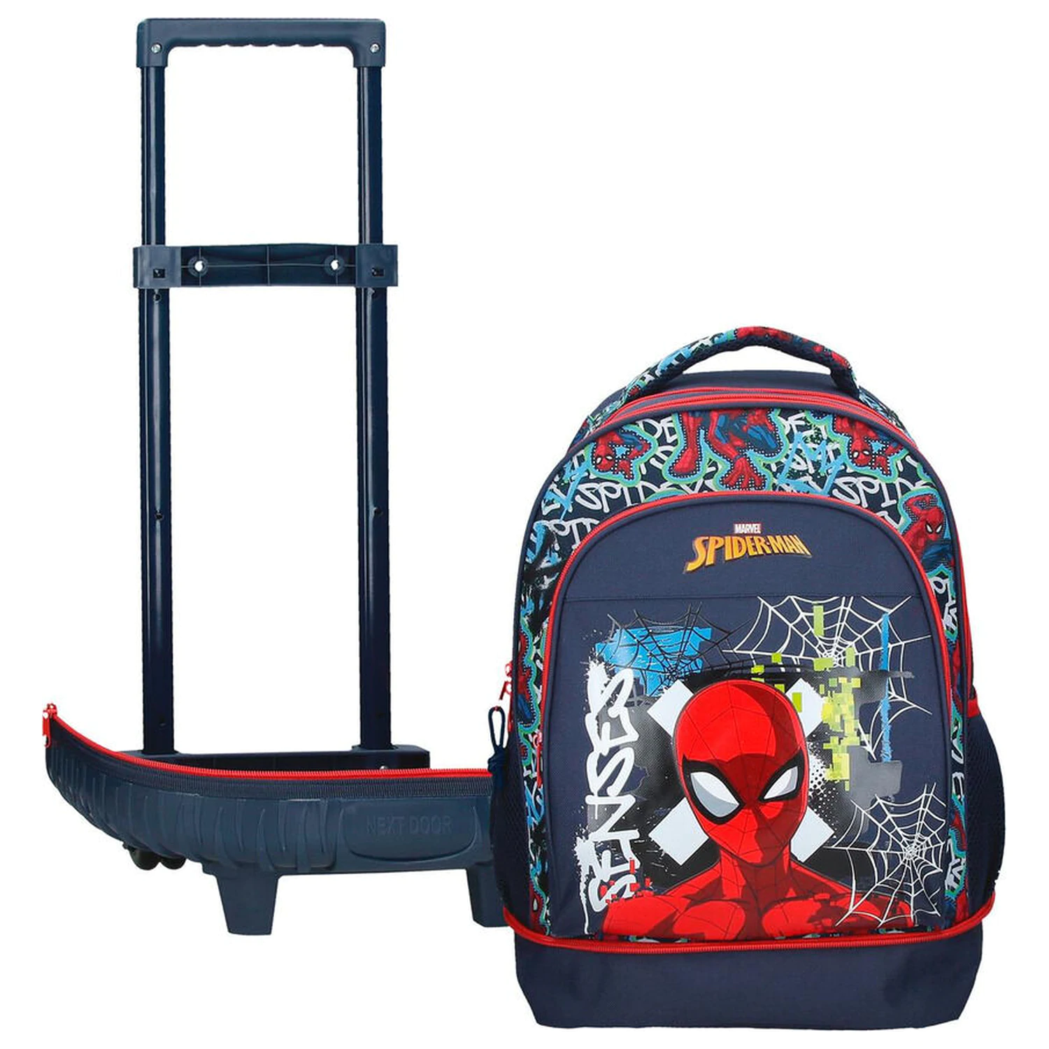 Marvel Spiderman Graffiti kompaktní kufr na kolečkách 43 cm, vysouvací fotografii produktu