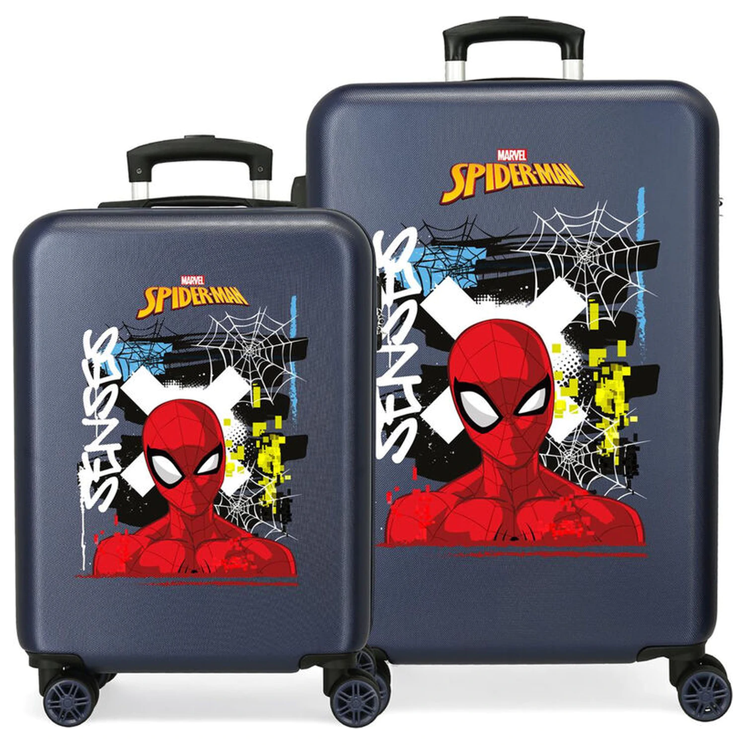 Marvel Spiderman Graffiti Of Spiderman ABS 2dílný set cestovních kufrů 55/65cm fotografii produktu