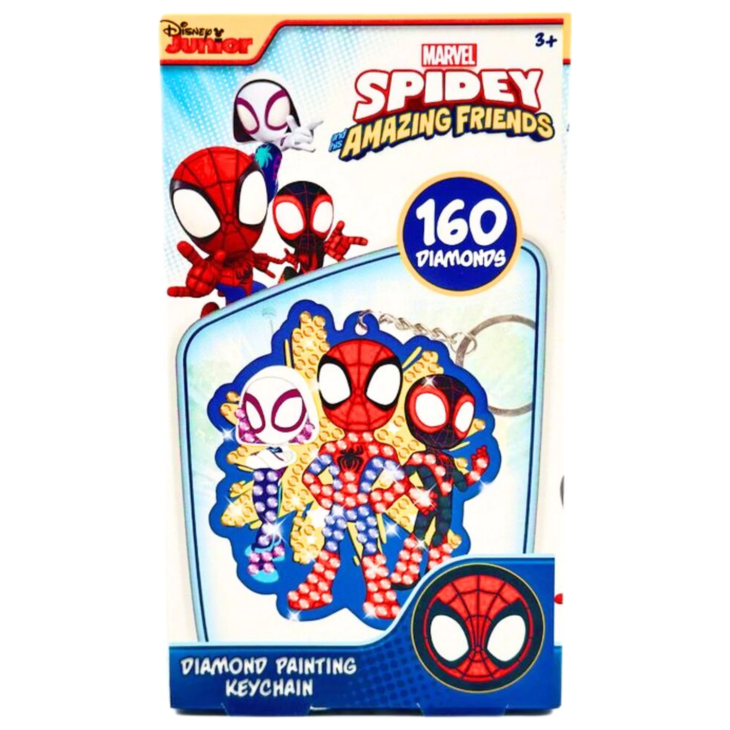 Marvel Spiderman sada na výrobu diamantového přívěsku na klíče fotografii produktu