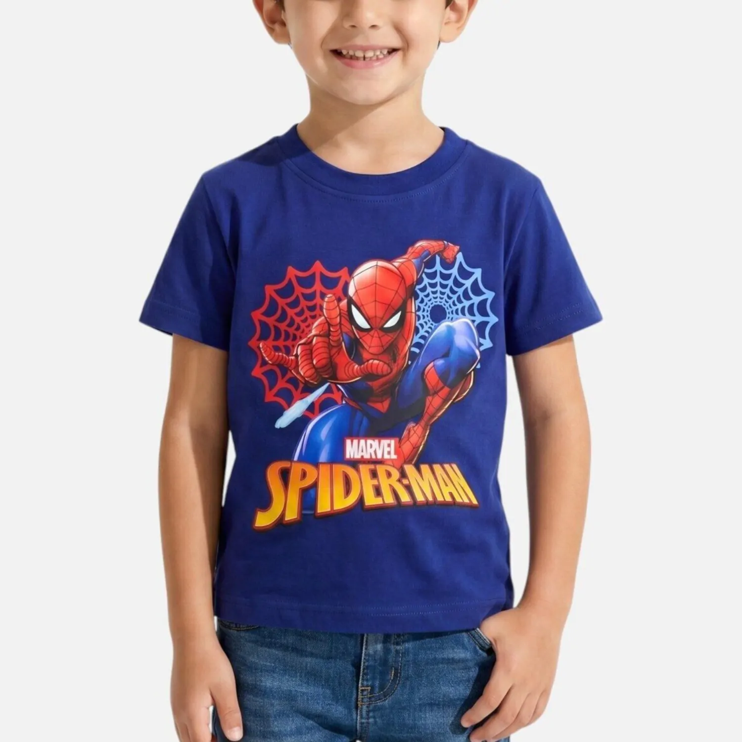 Dětské tričko Spider-Man - tmavě modré fotografii produktu