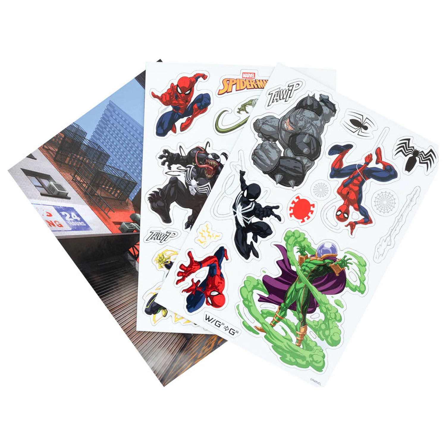 Marvel Spiderman sada vyřezávaných magnetů fotografii produktu