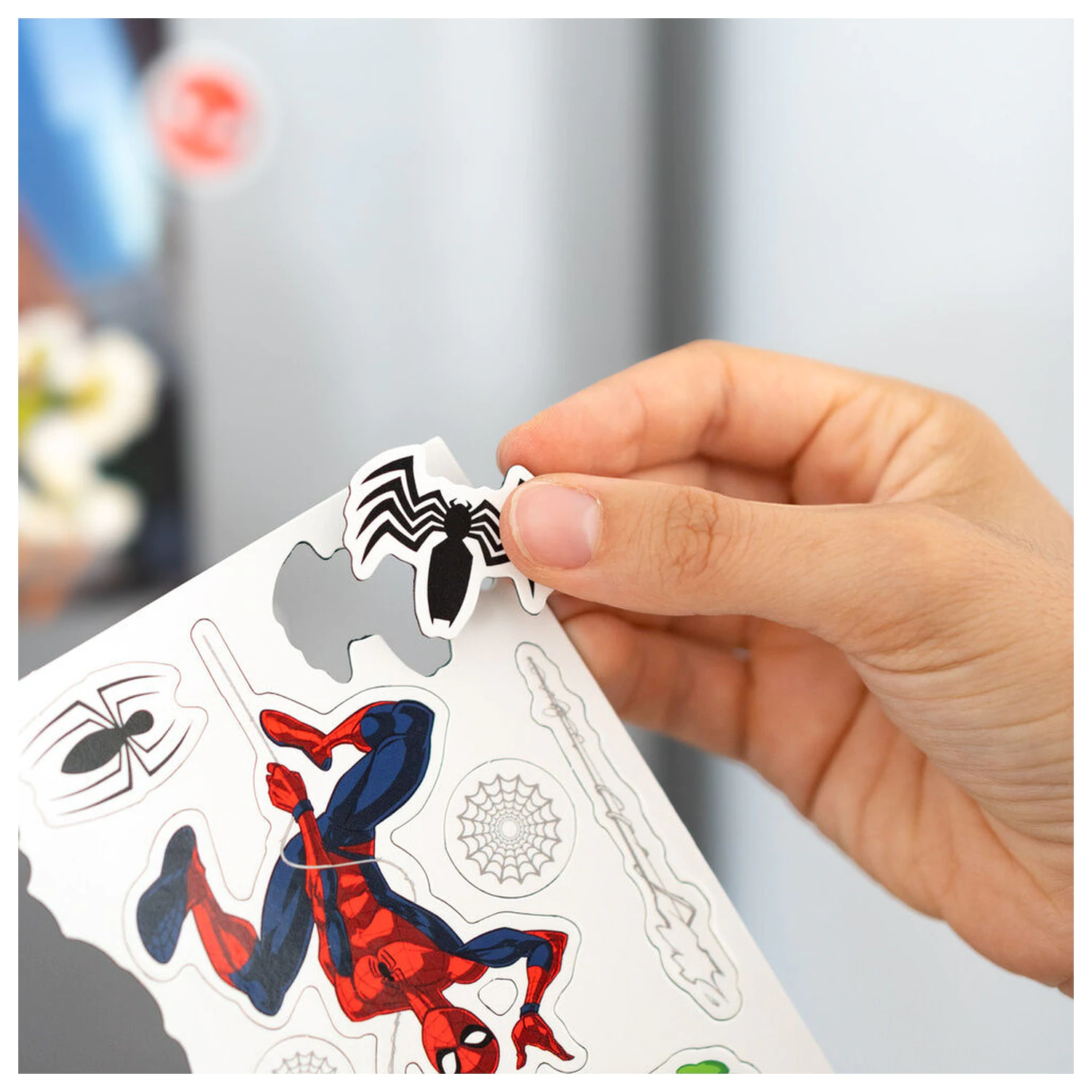Marvel Spiderman sada vyřezávaných magnetů fotografii produktu