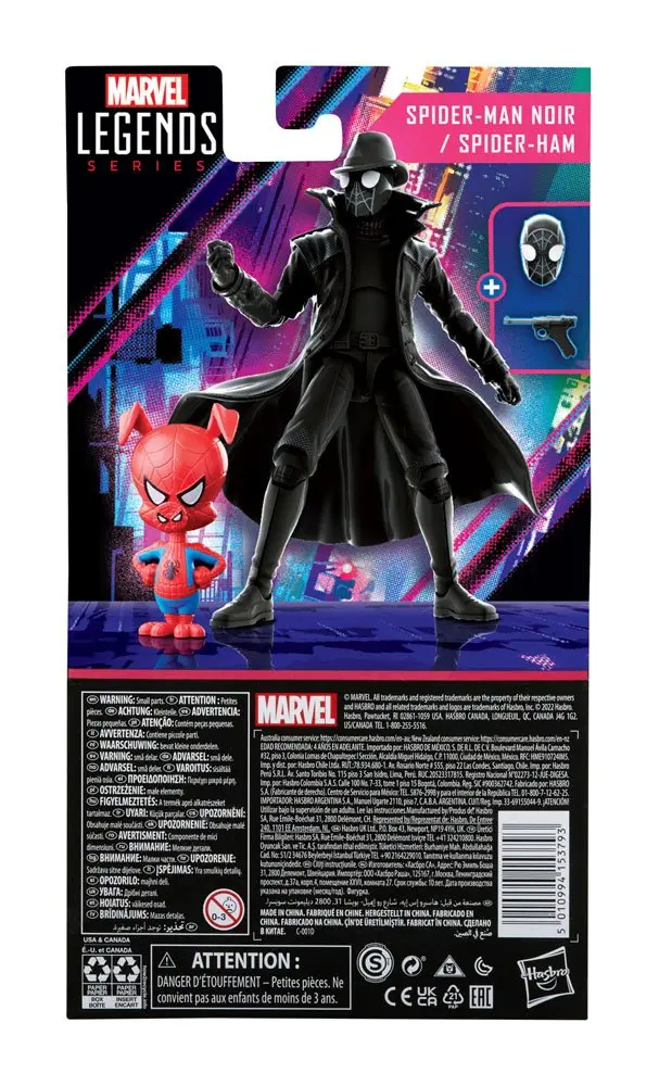 Spider-Man: Into the Spider-Verse Marvel Legends akční figurky 2-Pack 2022 Spider-Man Noir & Spider-Ham 15 cm fotografii produktu