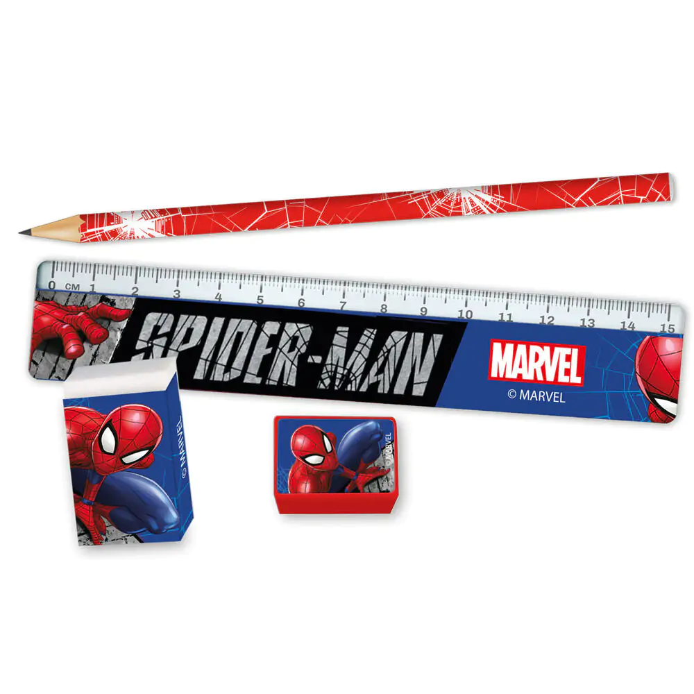 Marvel Spiderman psací potřeby sada v pouzdře fotografii produktu