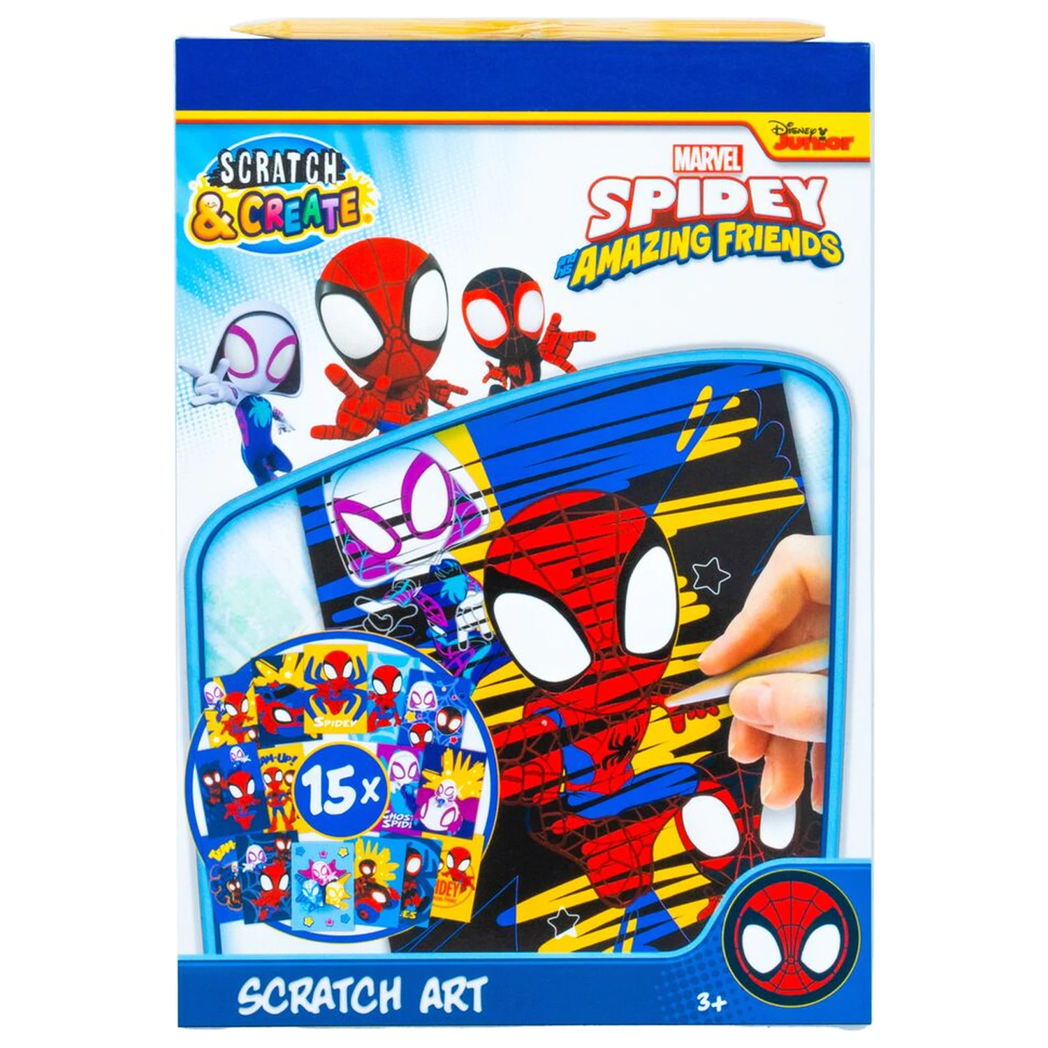 Marvel Spiderman škrábací sada fotografii produktu
