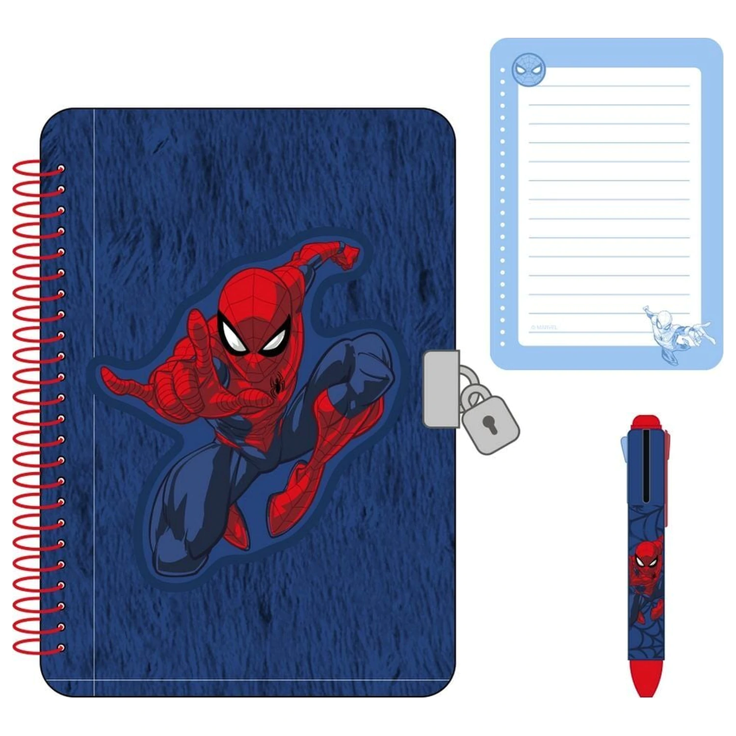 Marvel Spiderman Diář + 4barevné pero fotografii produktu