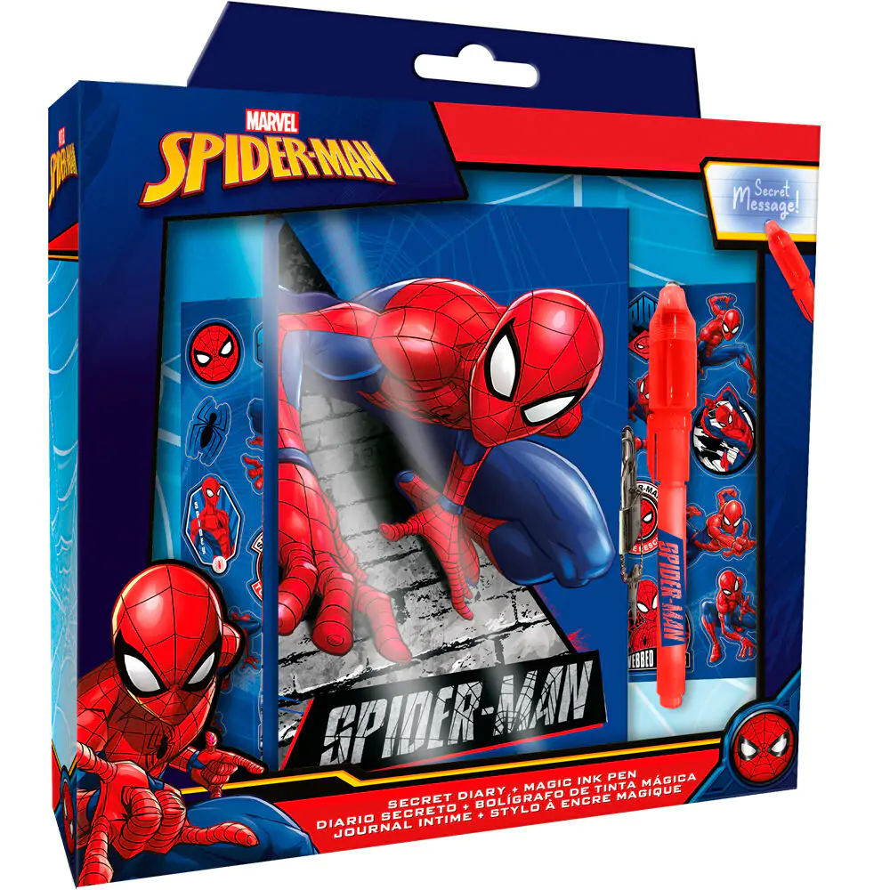 Marvel Spiderman Deník a Kouzelné pero fotografii produktu