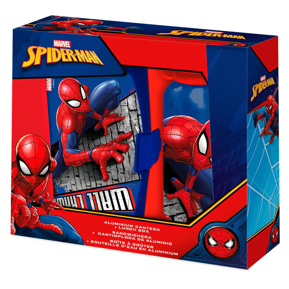 Marvel Spiderman jídelní láhev + sada boxu na oběd 500 ml fotografii produktu